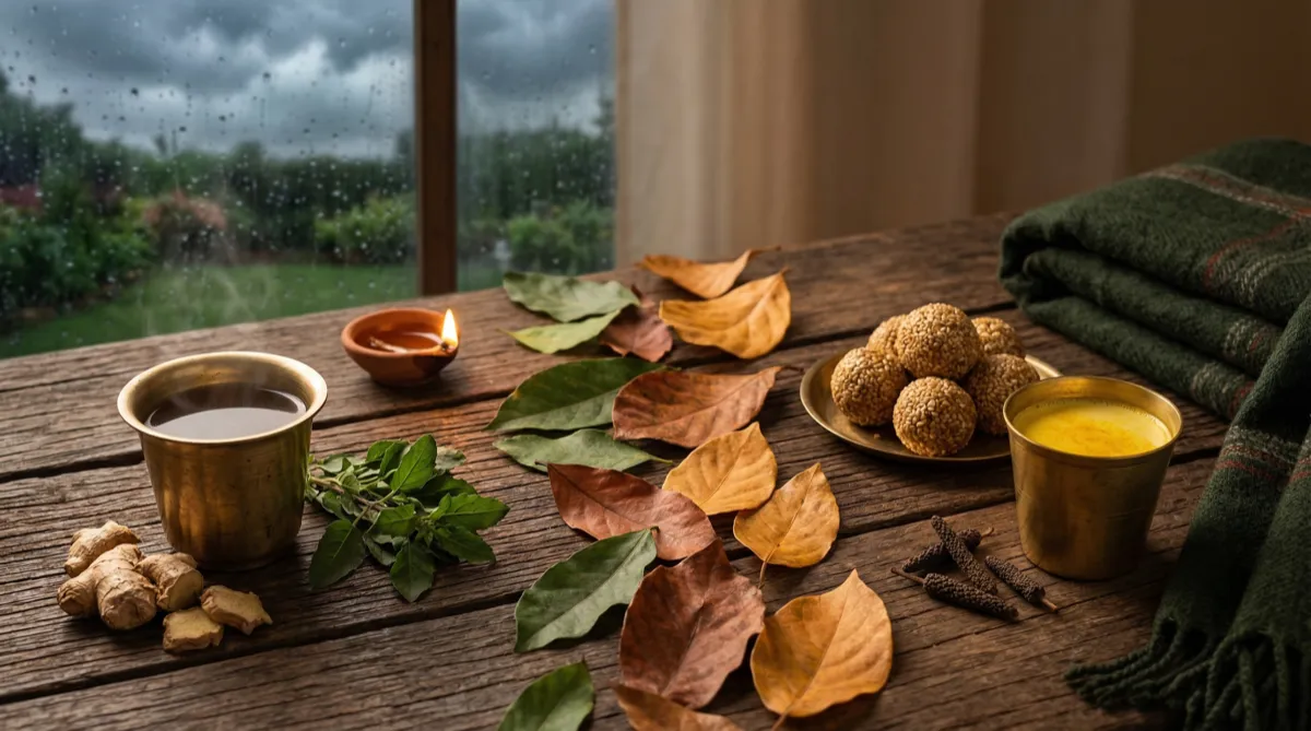 Monsoon to dry season transition landscape